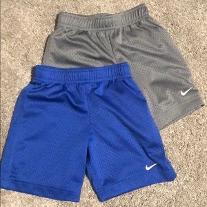 Two pairs of Nike shorts